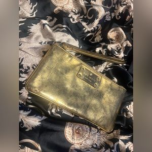 Kate Spade Gold Pouch